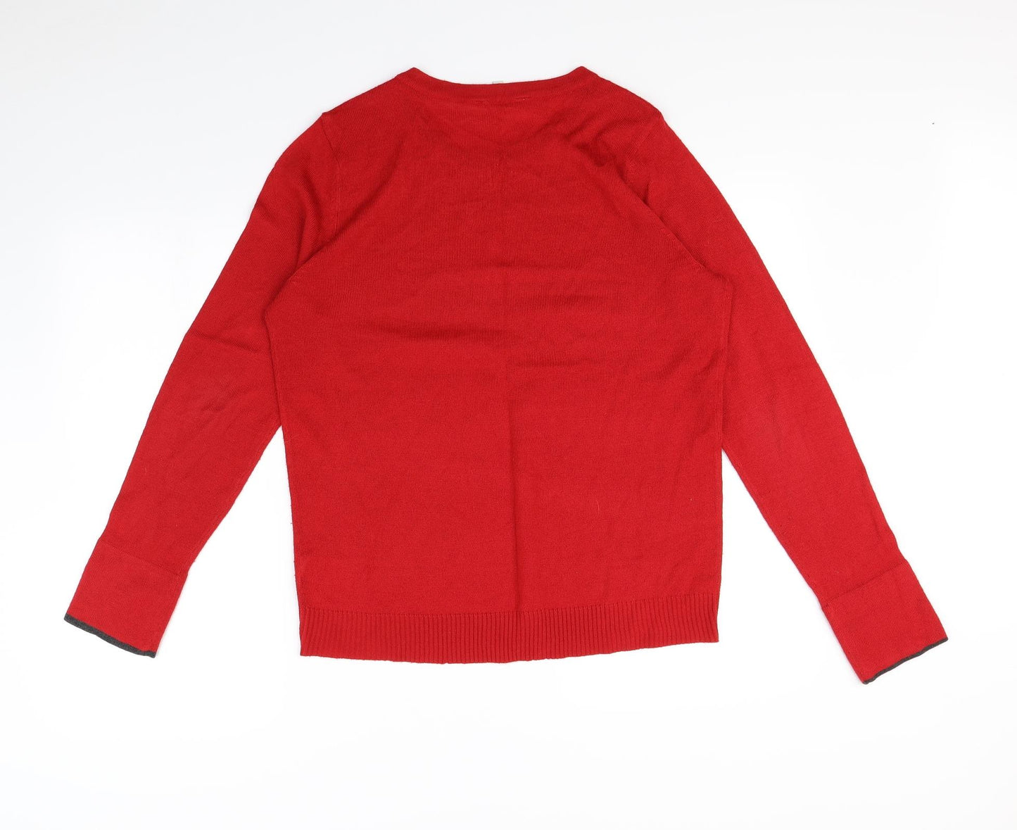 Peacocks Womens Red   Pullover Sweatshirt Size 16
