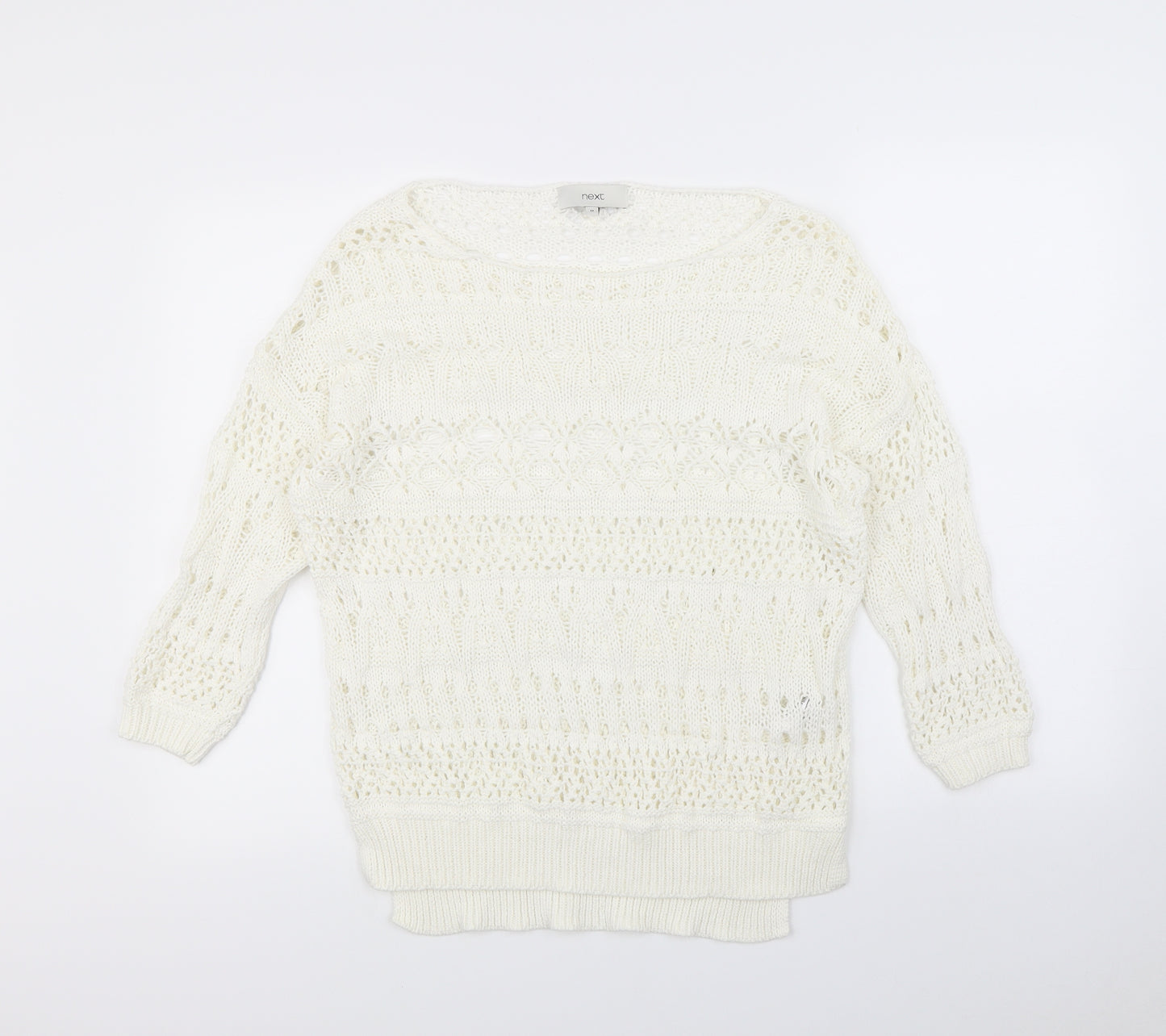NEXT  Womens White   Pullover Jumper Size M