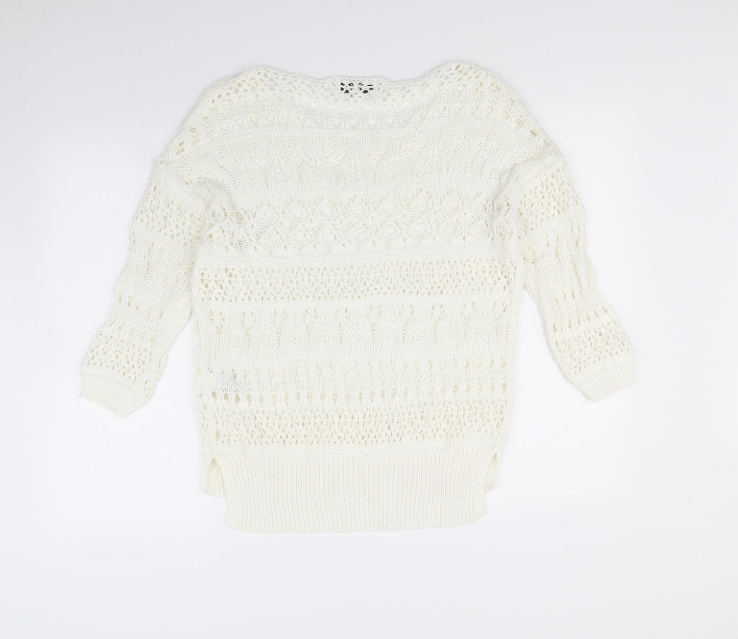 NEXT  Womens White   Pullover Jumper Size M