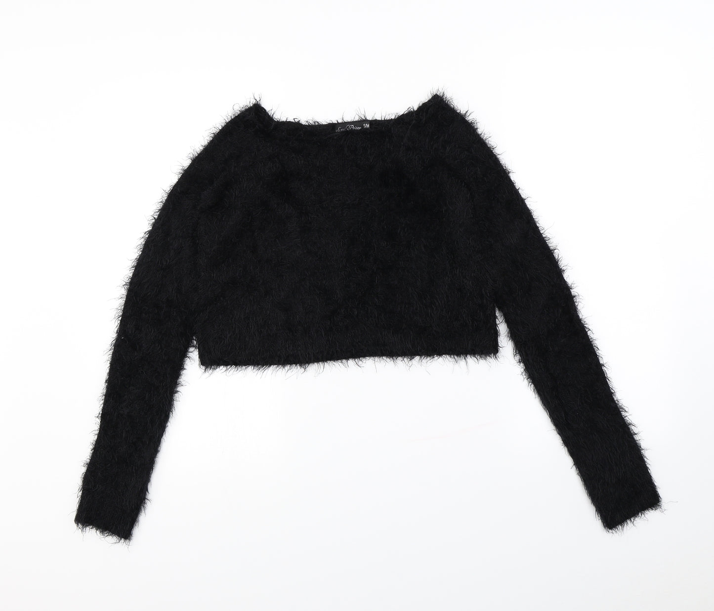secret poison Womens Black   Pullover Jumper Size S