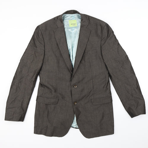 REMUS Mens Brown   Jacket Blazer Size S  - Shoulder Pads