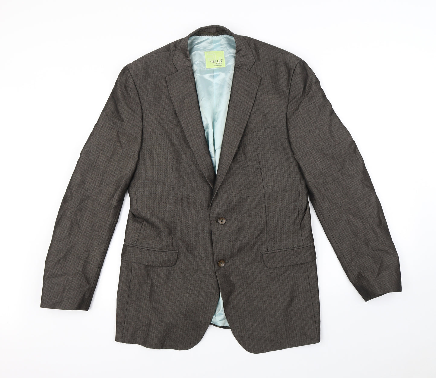 REMUS Mens Brown   Jacket Blazer Size S  - Shoulder Pads