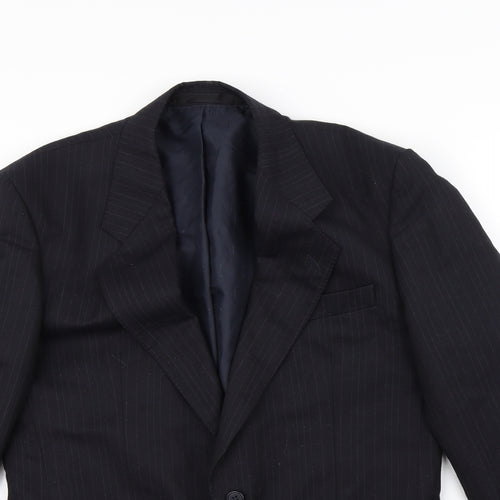 Preworn Mens Black   Jacket Blazer Size M  - Shoulder Pads