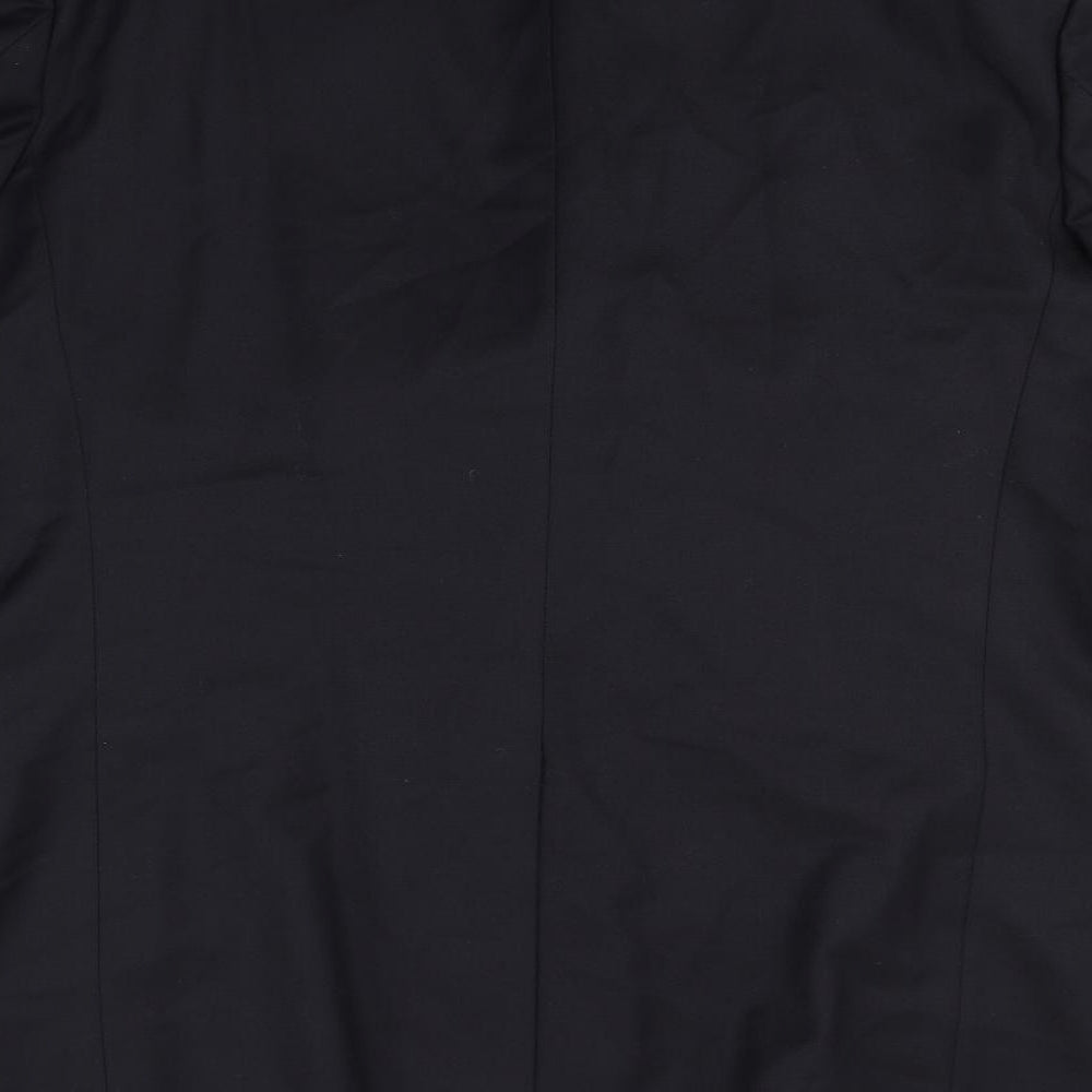 Jeff Banks Mens Black   Jacket Blazer Size XL  - Shoulder Pads