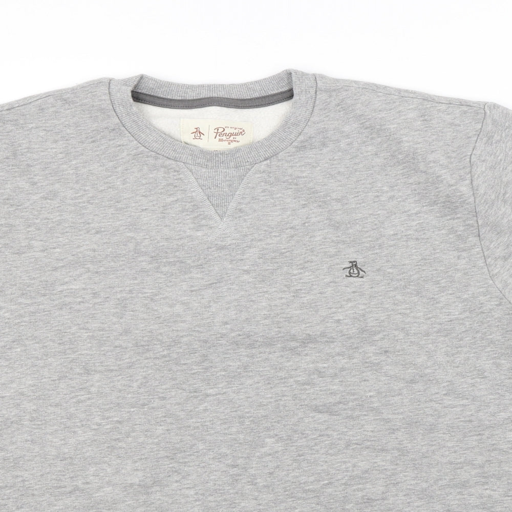 Penguin Womens Grey   Pullover Jumper Size L