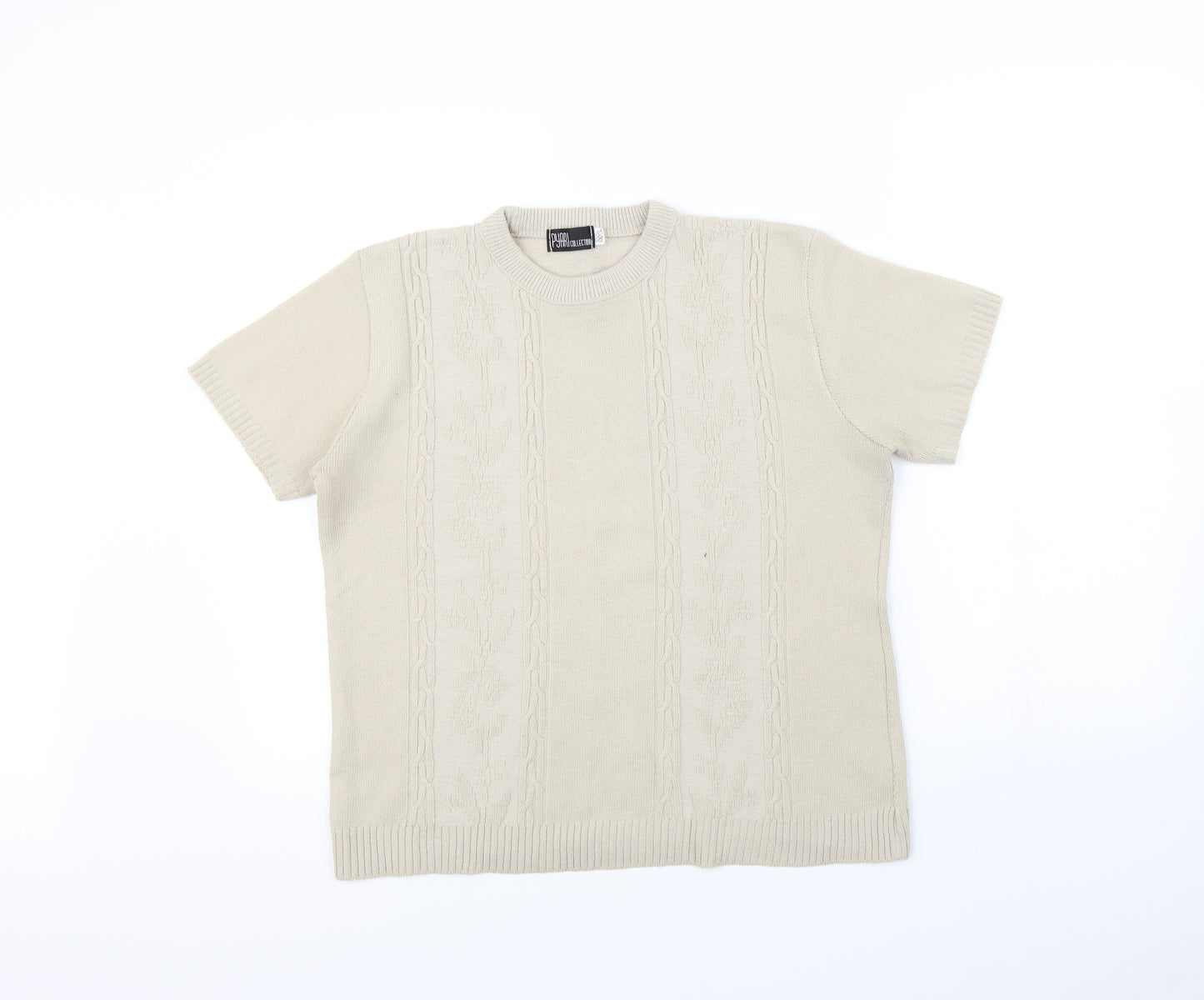 Pyari Womens Beige   Pullover Jumper Size L