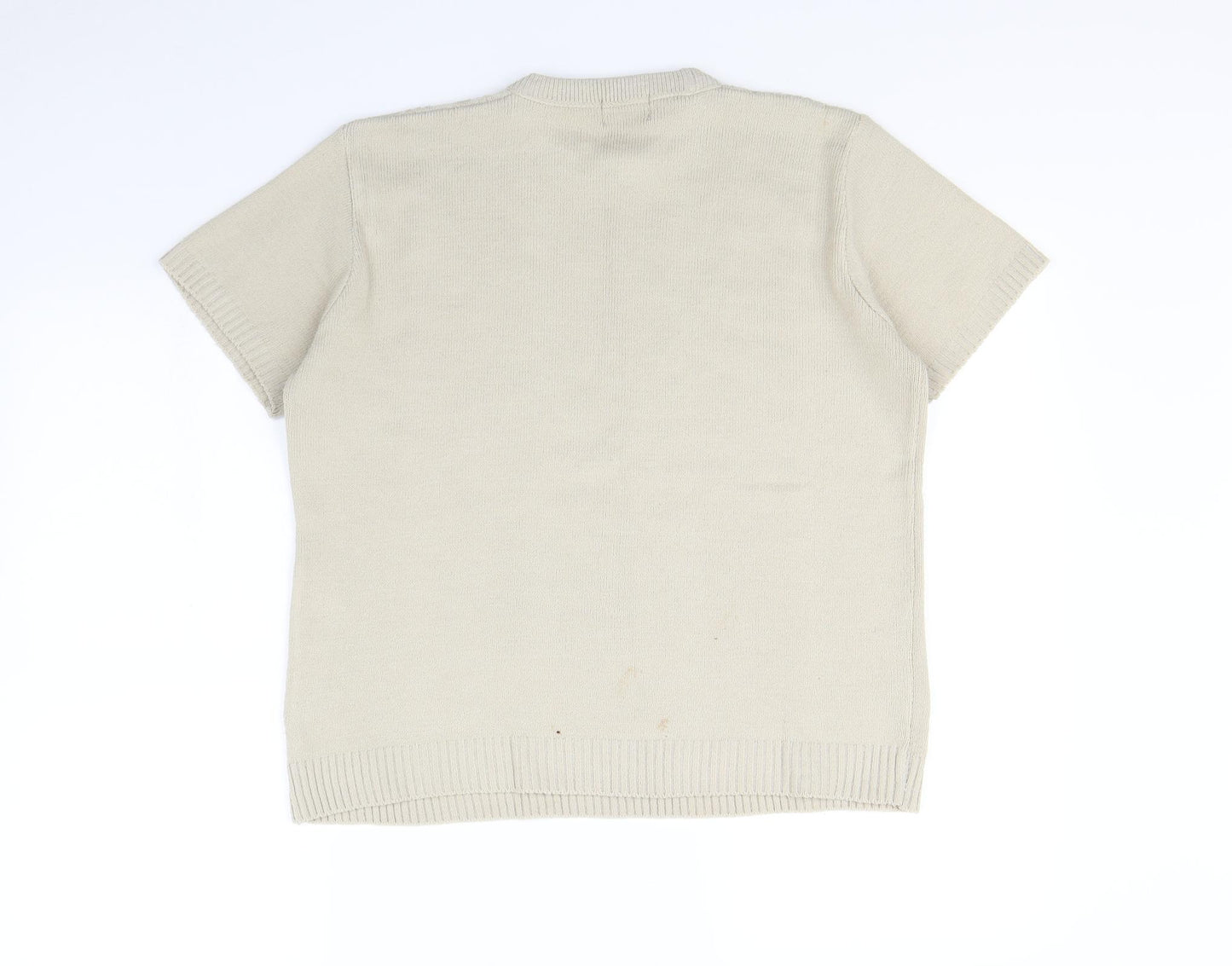 Pyari Womens Beige   Pullover Jumper Size L