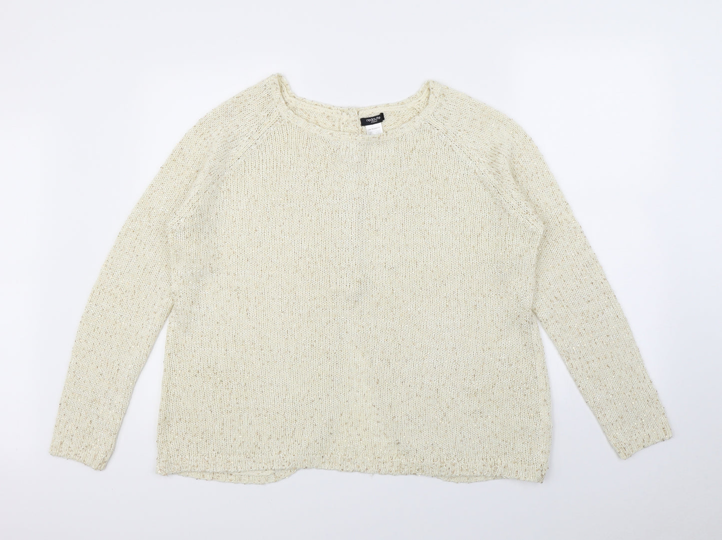 La Redoute Womens Beige   Pullover Jumper Size 18