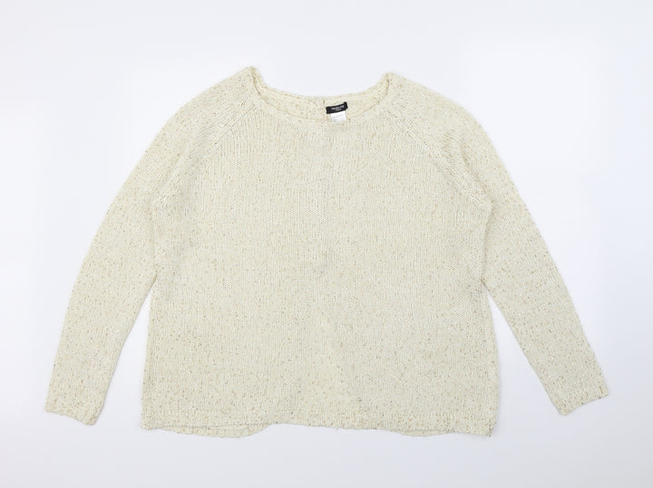 La Redoute Womens Beige   Pullover Jumper Size 18