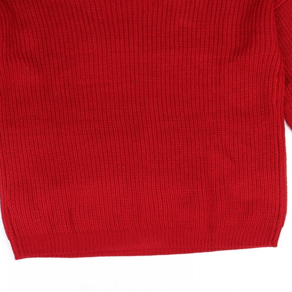 Missguided Womens Red   Pullover Jumper Size S