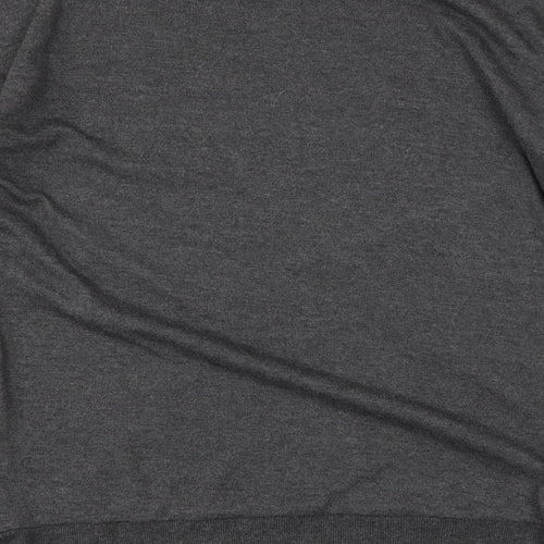 Select Womens Grey   Pullover Sweatshirt Size 10  - slogan