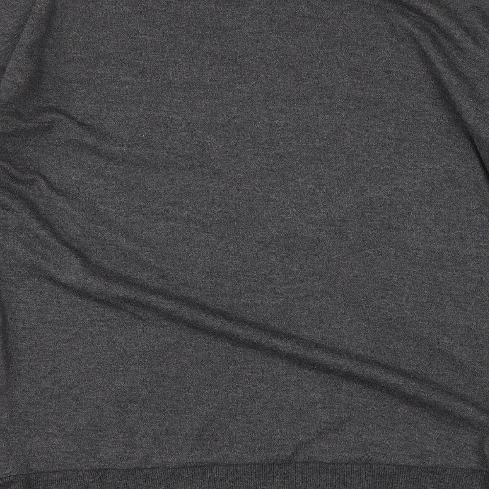 Select Womens Grey   Pullover Sweatshirt Size 10  - slogan