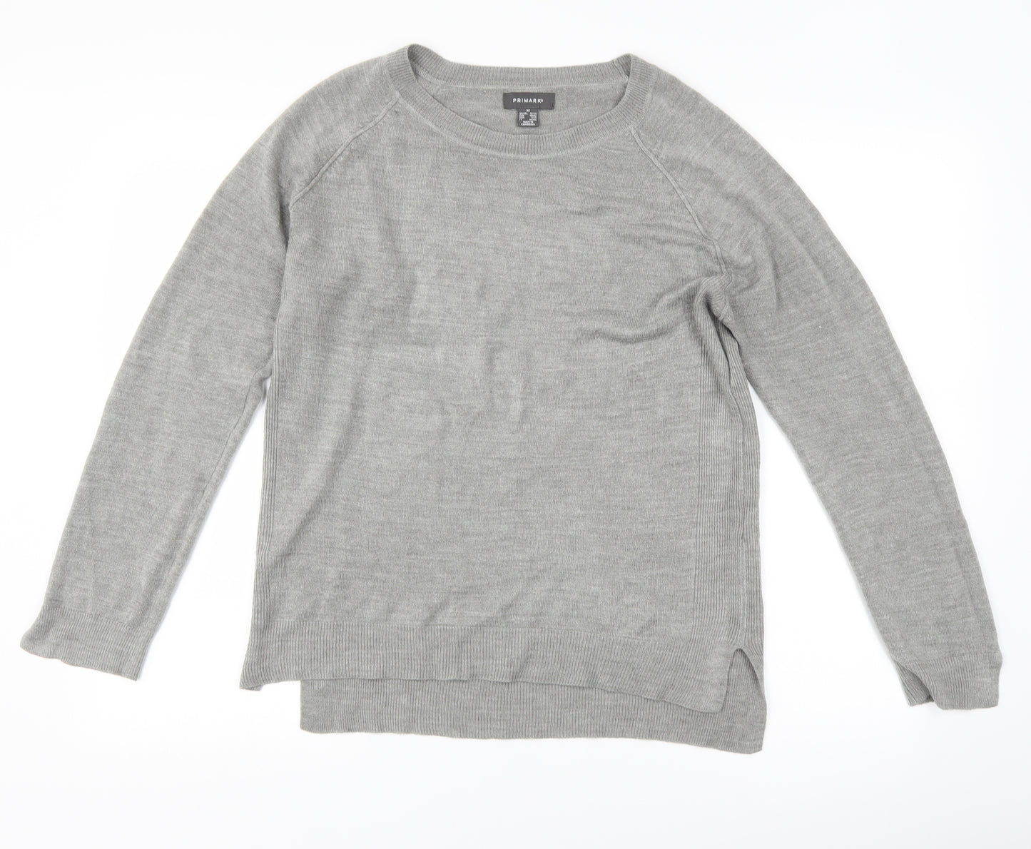 Primark Womens Grey   Pullover Jumper Size M