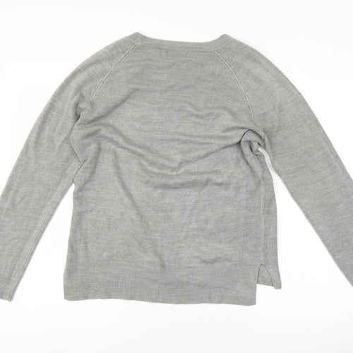 Primark Womens Grey   Pullover Jumper Size M