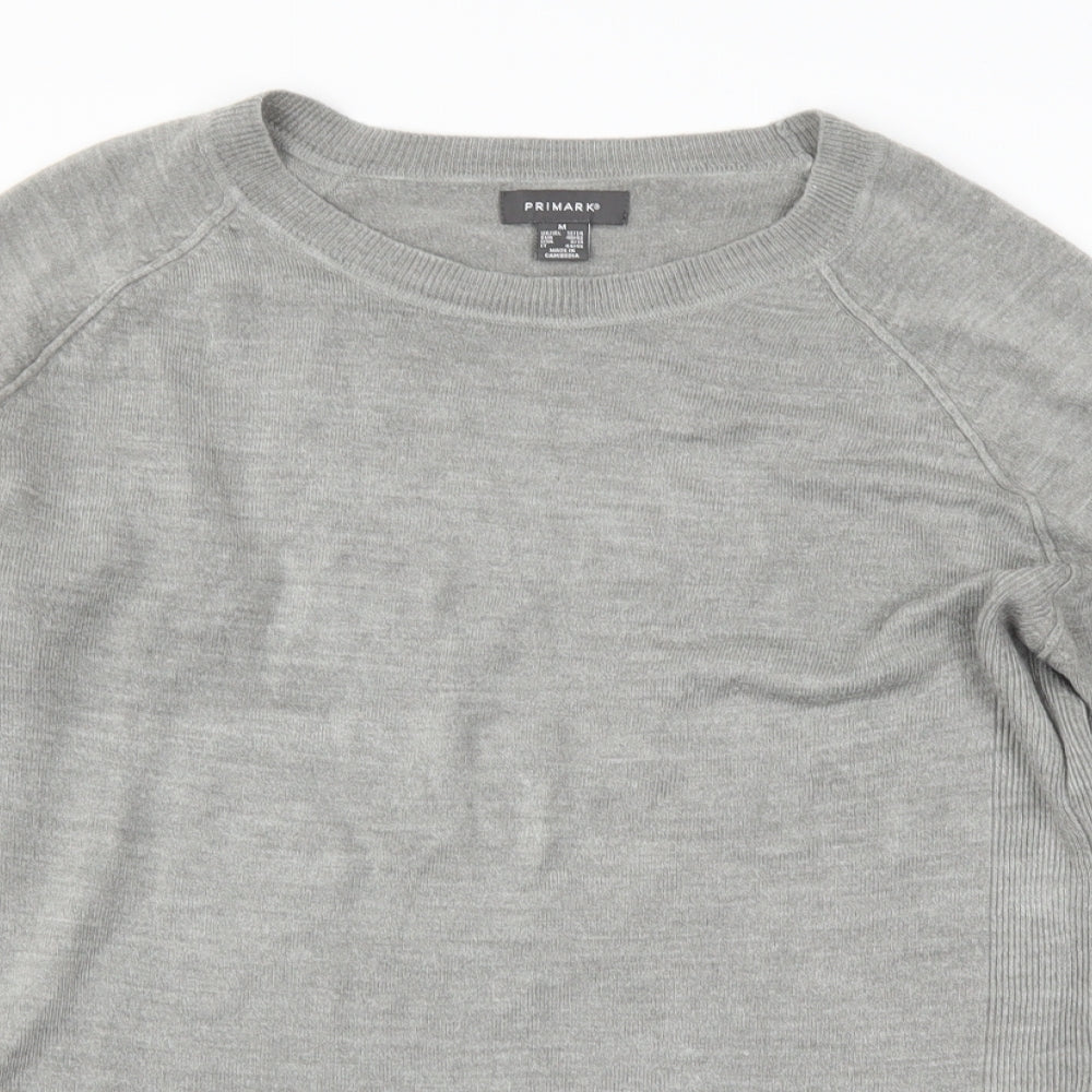 Primark Womens Grey   Pullover Jumper Size M