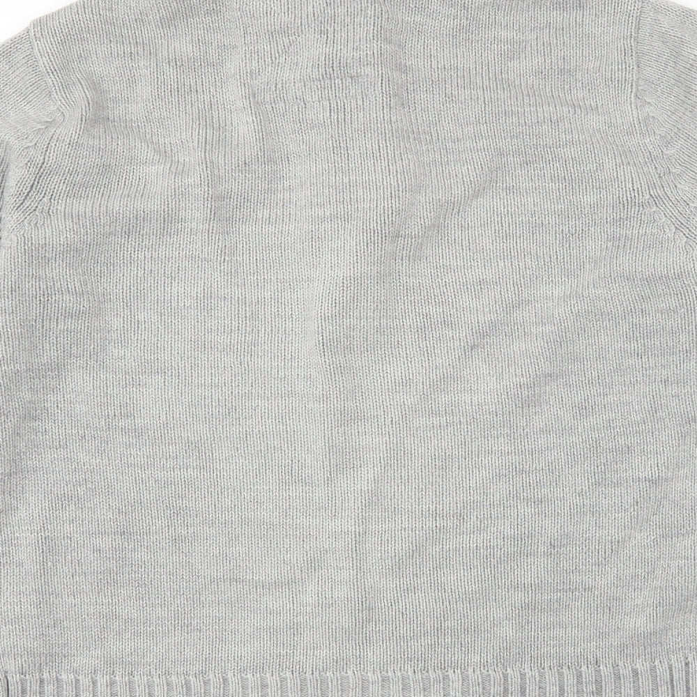 Crafted Mens Grey   Pullover Jumper Size S