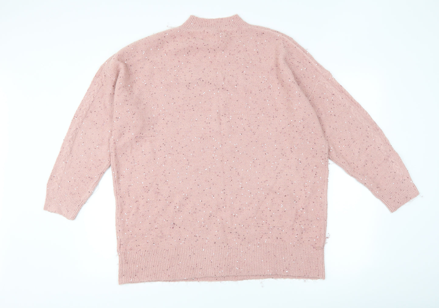 NEXT Womens Pink   Pullover Jumper Size L