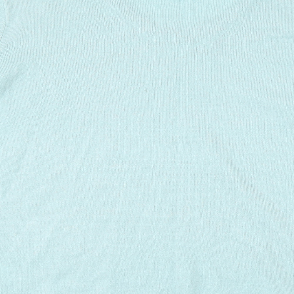 julipa Womens Blue   Basic T-Shirt Size 16