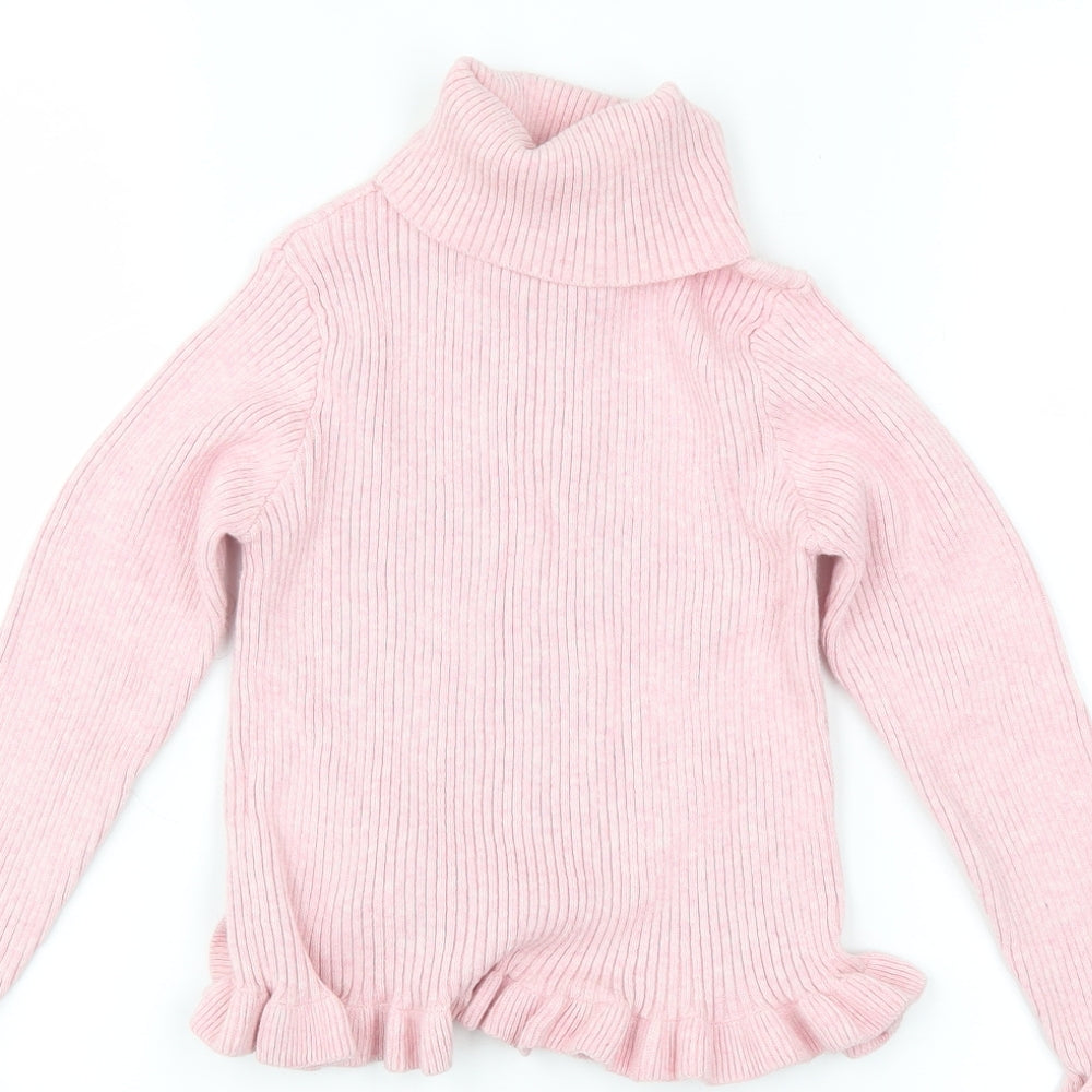 Matalan Girls Pink   Pullover Jumper Size 7 Years