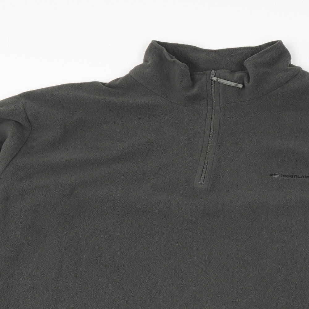 Mountain Life Mens Grey  Fleece Jacket  Size 2XL