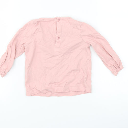 Matalan Girls Pink   Basic T-Shirt Size 6-9 Months  - cat