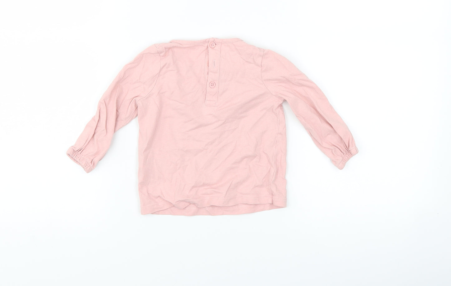 Matalan Girls Pink   Basic T-Shirt Size 6-9 Months  - cat