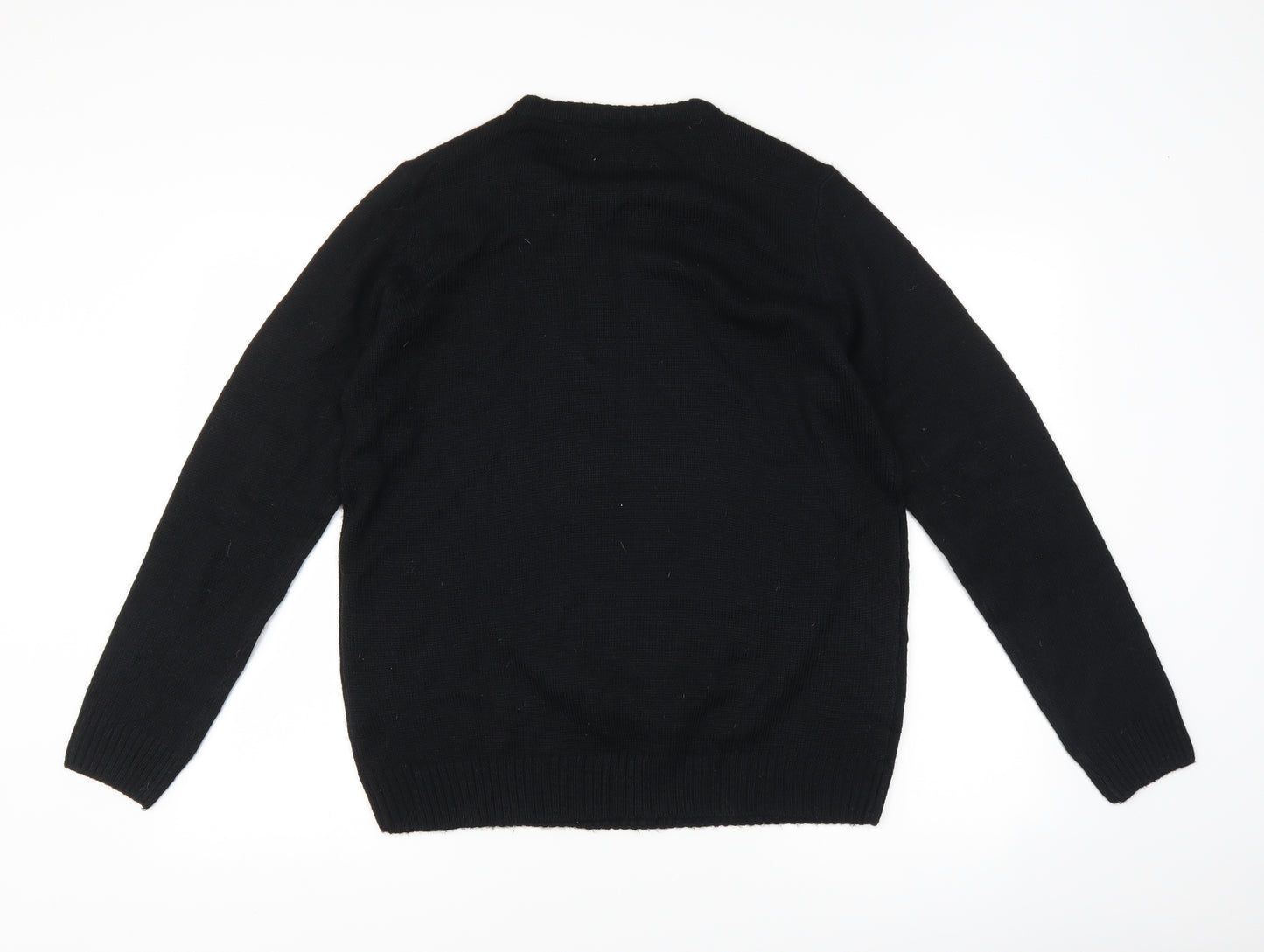 ESMARA Womens Black   Pullover Jumper Size 18  - Christmas Snowman