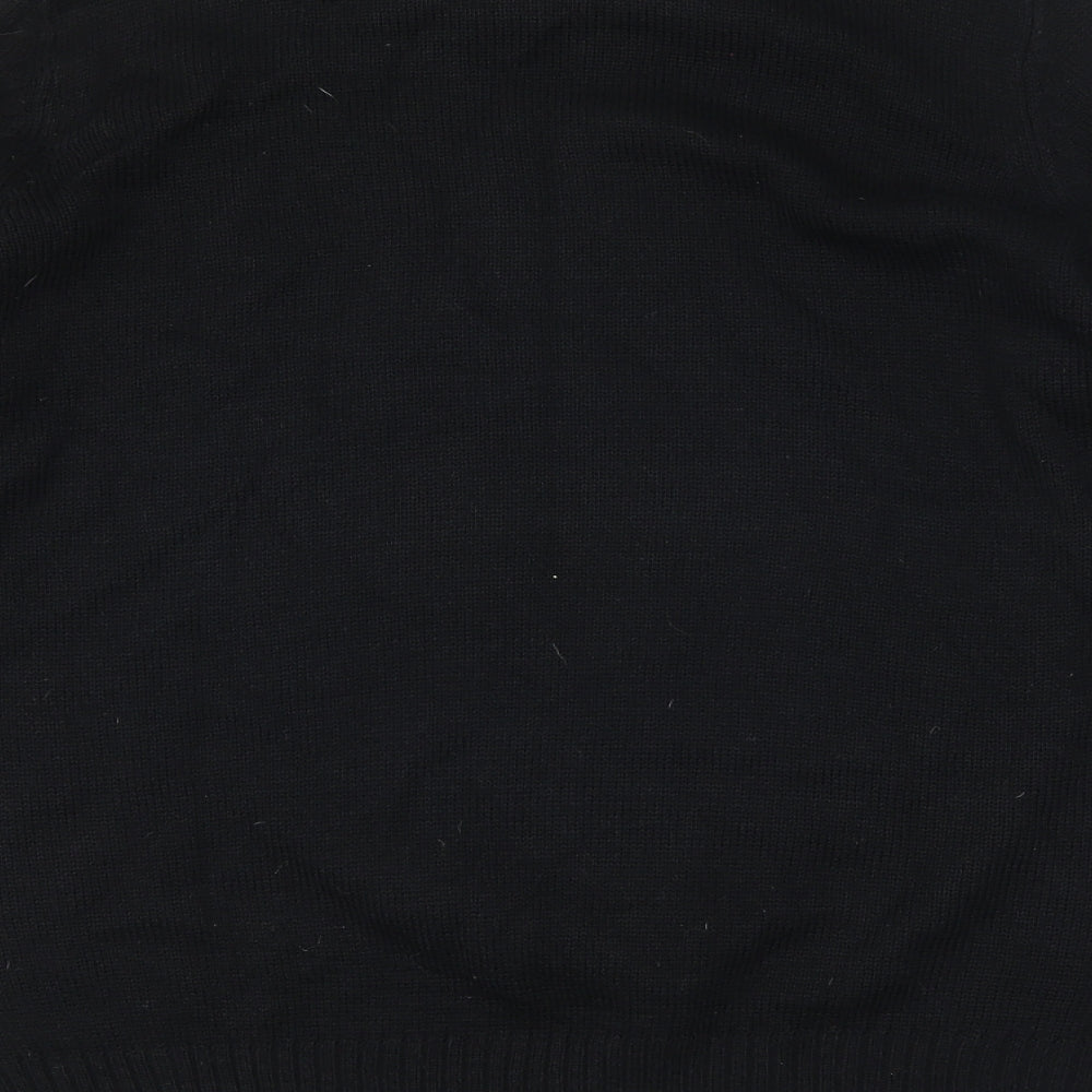 ESMARA Womens Black   Pullover Jumper Size 18  - Christmas Snowman