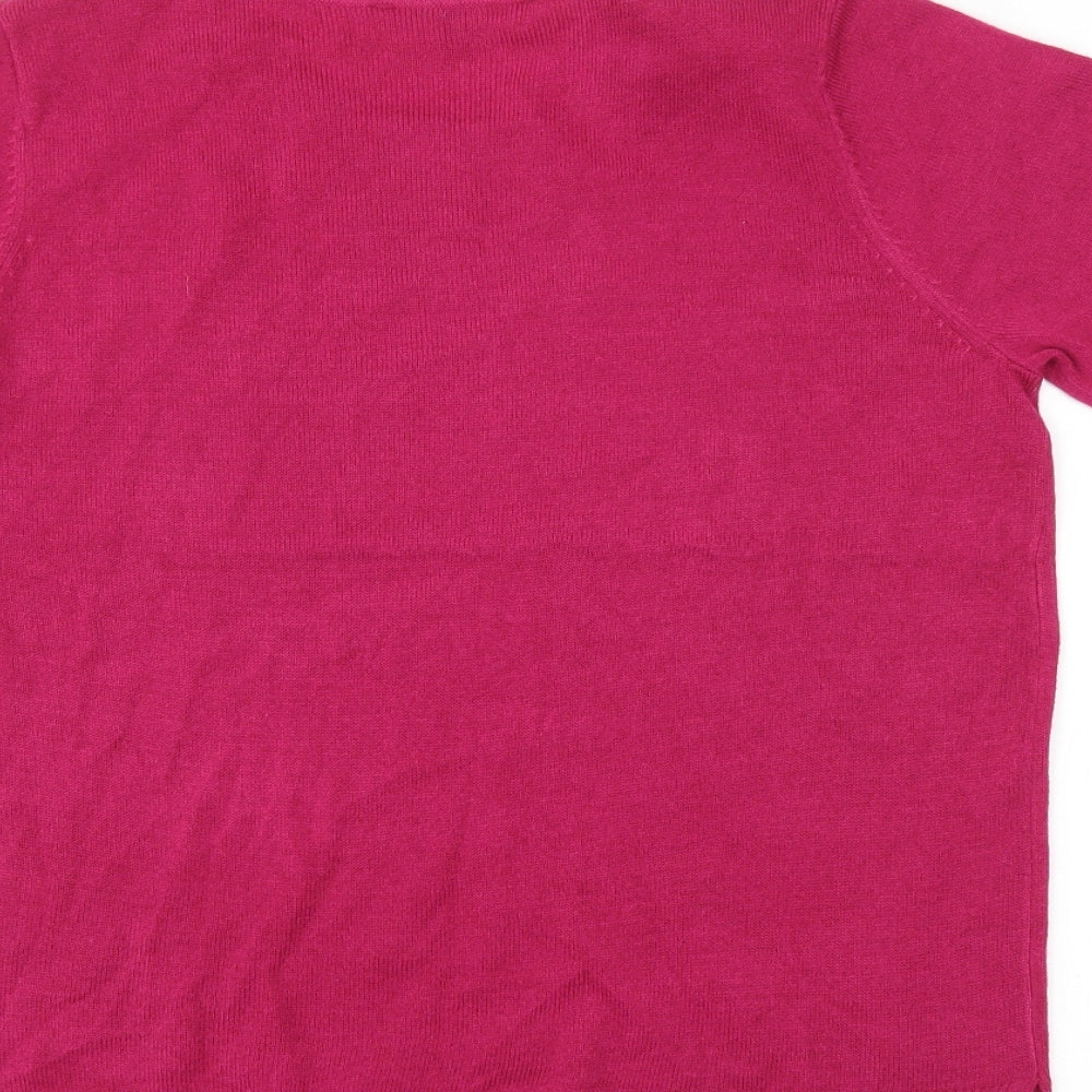 Bonmarché Womens Pink   Basic T-Shirt Size 12
