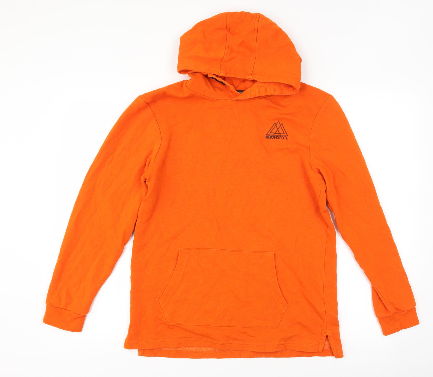 George Boys Orange   Pullover Hoodie Size 13-14 Years