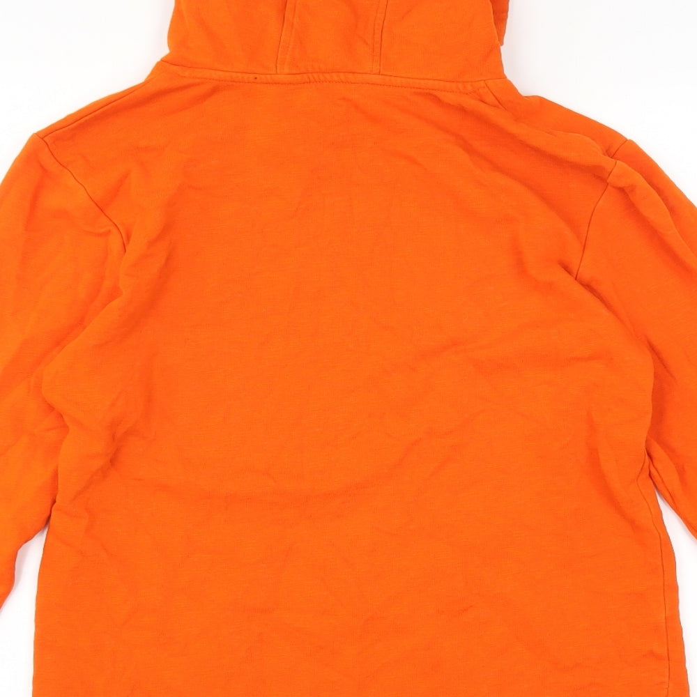 George Boys Orange   Pullover Hoodie Size 13-14 Years