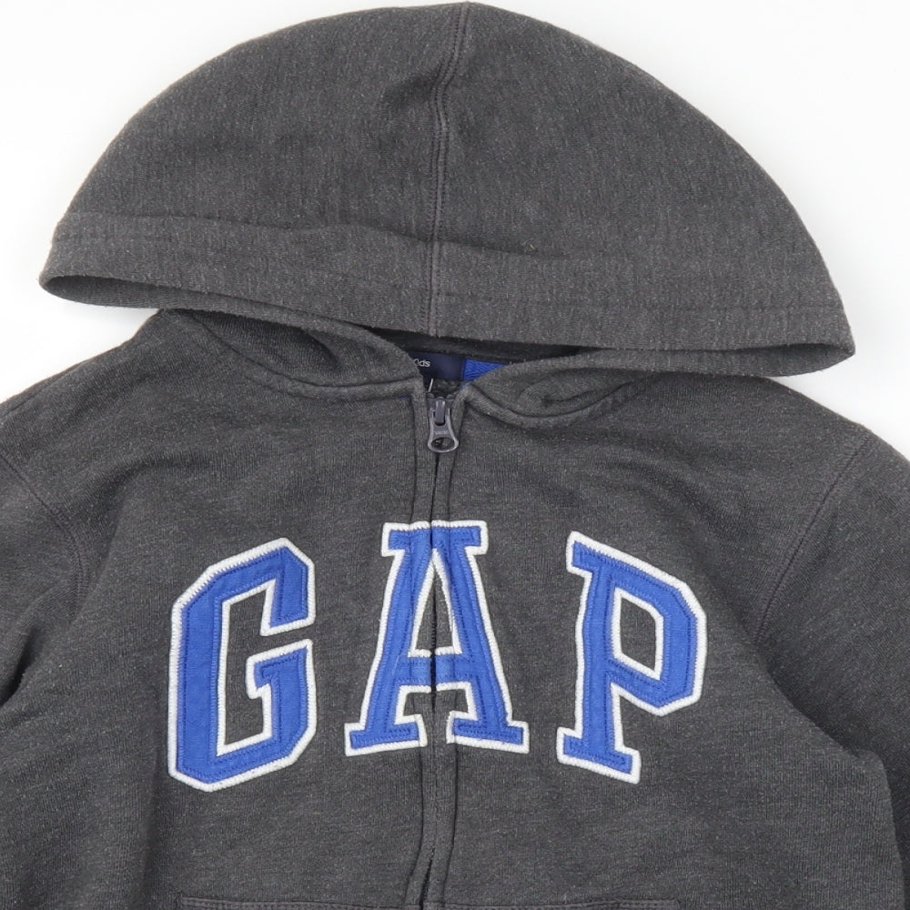Gap Boys Grey   Full Zip Hoodie Size 10-11 Years