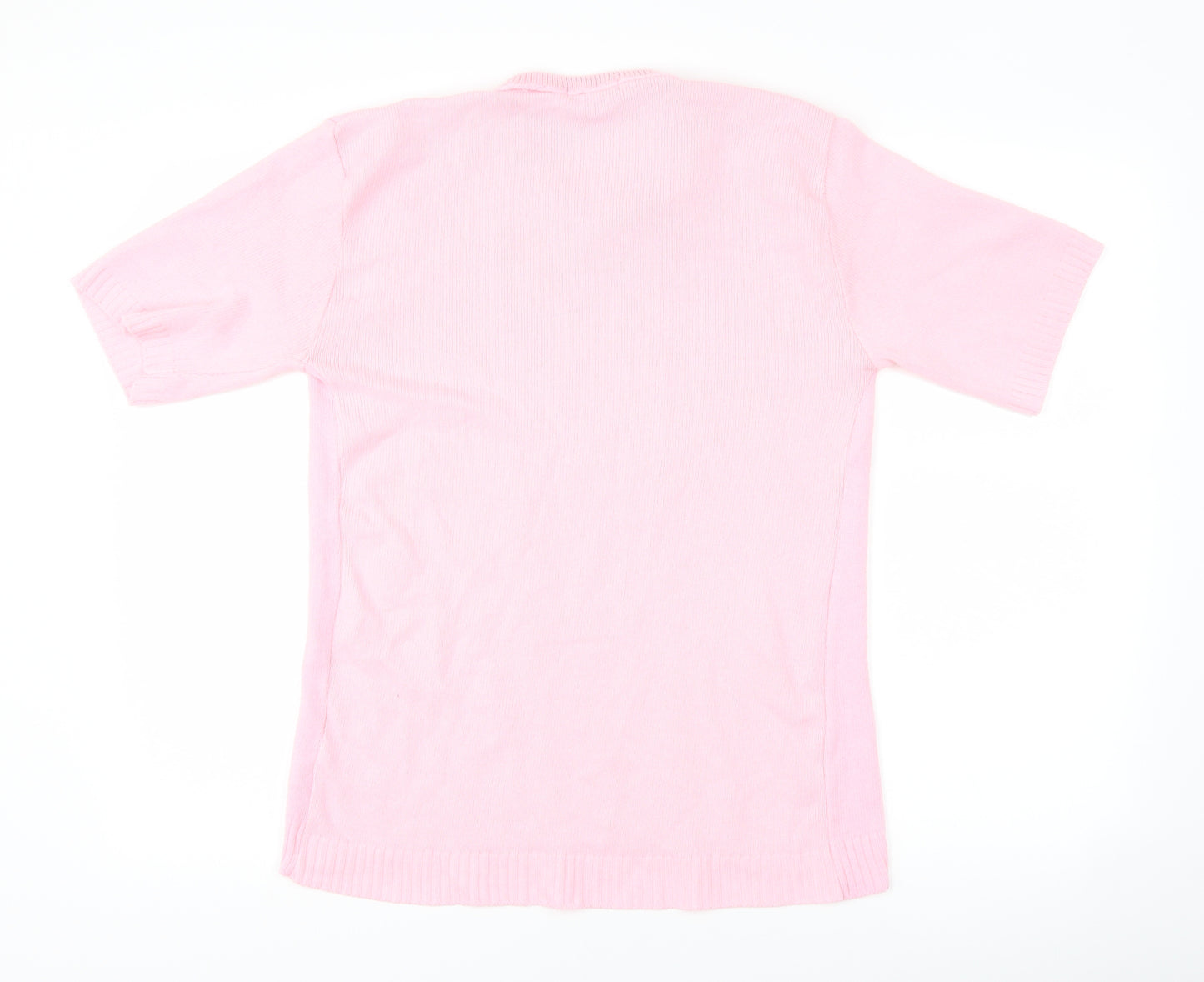 Emma Collection Womens Pink   Basic T-Shirt Size L