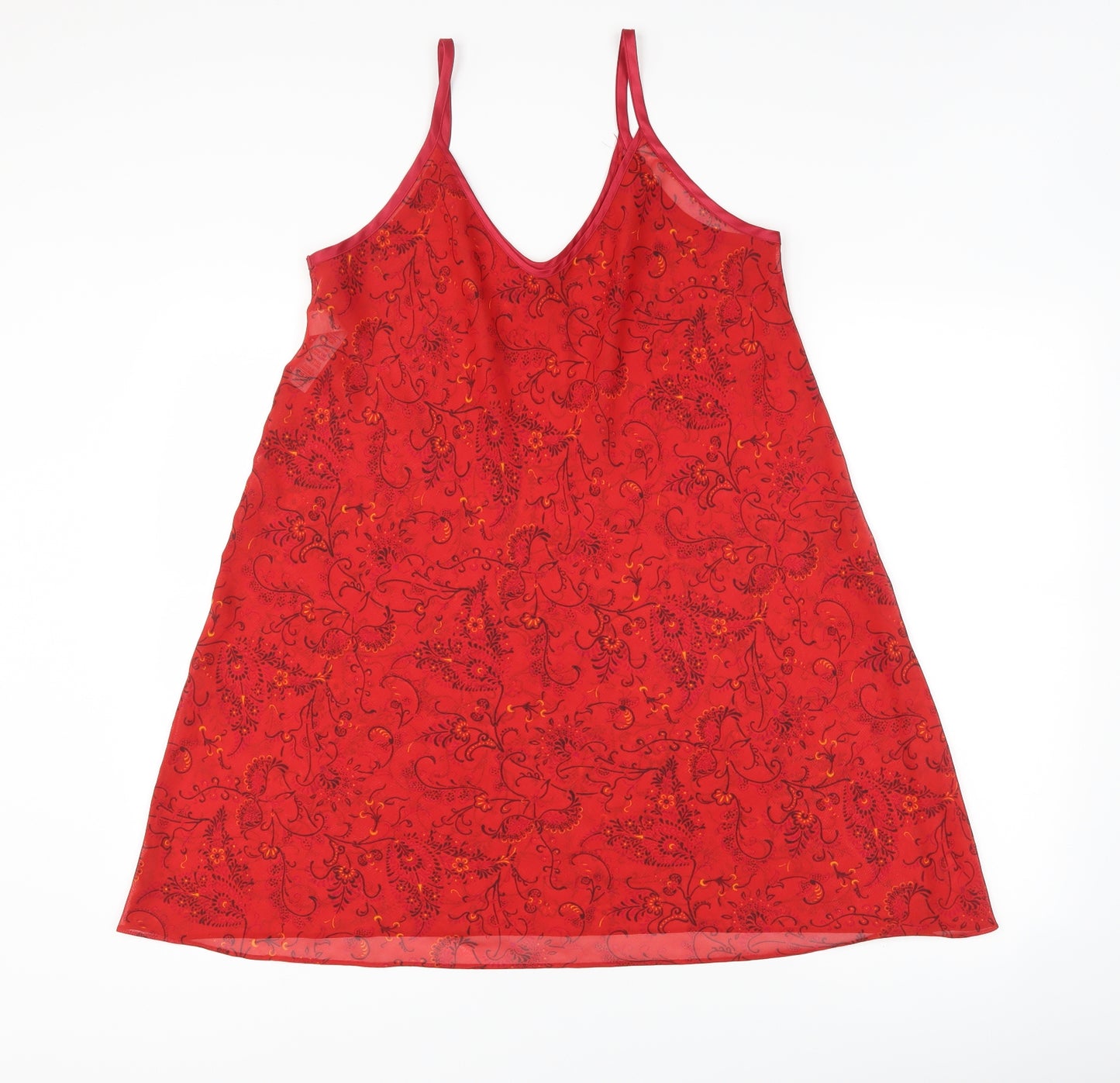 Marks and Spencer Womens Red Floral  Camisole Tank Size 12