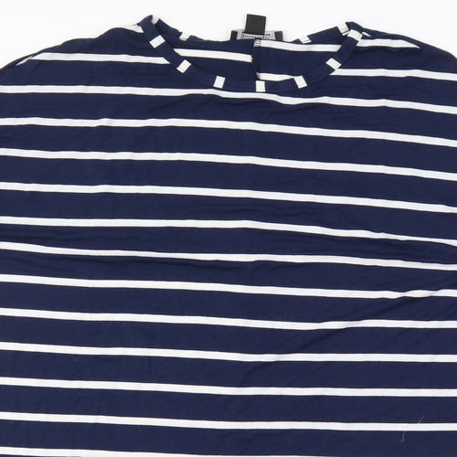 Atmosphere Womens Blue Striped  T-Shirt Dress  Size 10