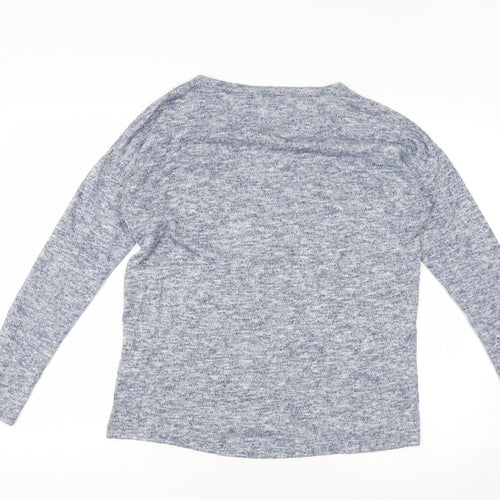 NEXT Womens Blue   Pullover Jumper Size 10  - slogan