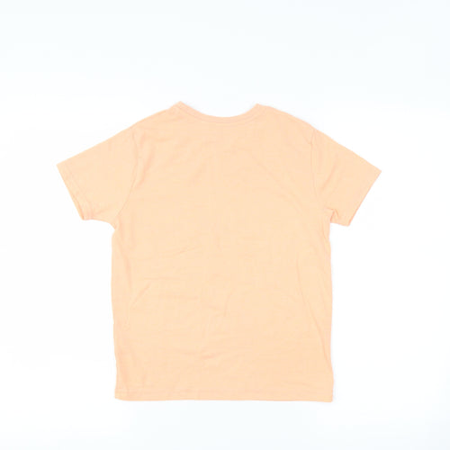Primark Boys Orange   Basic T-Shirt Size 8-9 Years  - Venice beach