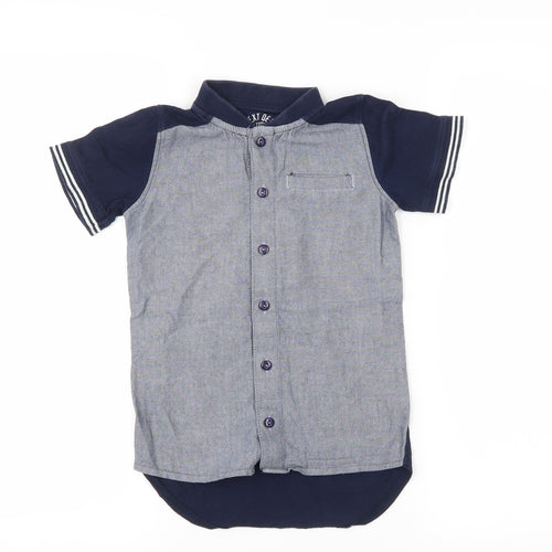 NEXT Boys Blue   Basic Button-Up Size 5 Years