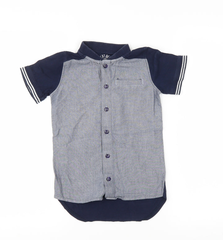 NEXT Boys Blue Basic Button-Up Size 5 Years