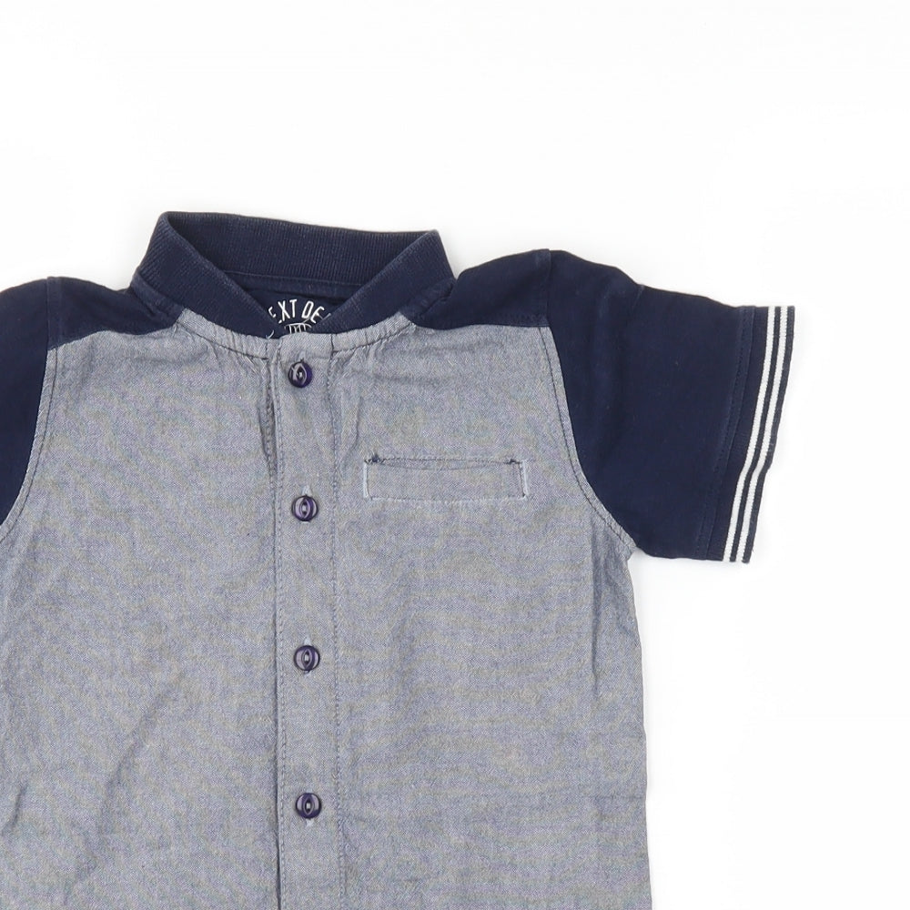 NEXT Boys Blue   Basic Button-Up Size 5 Years