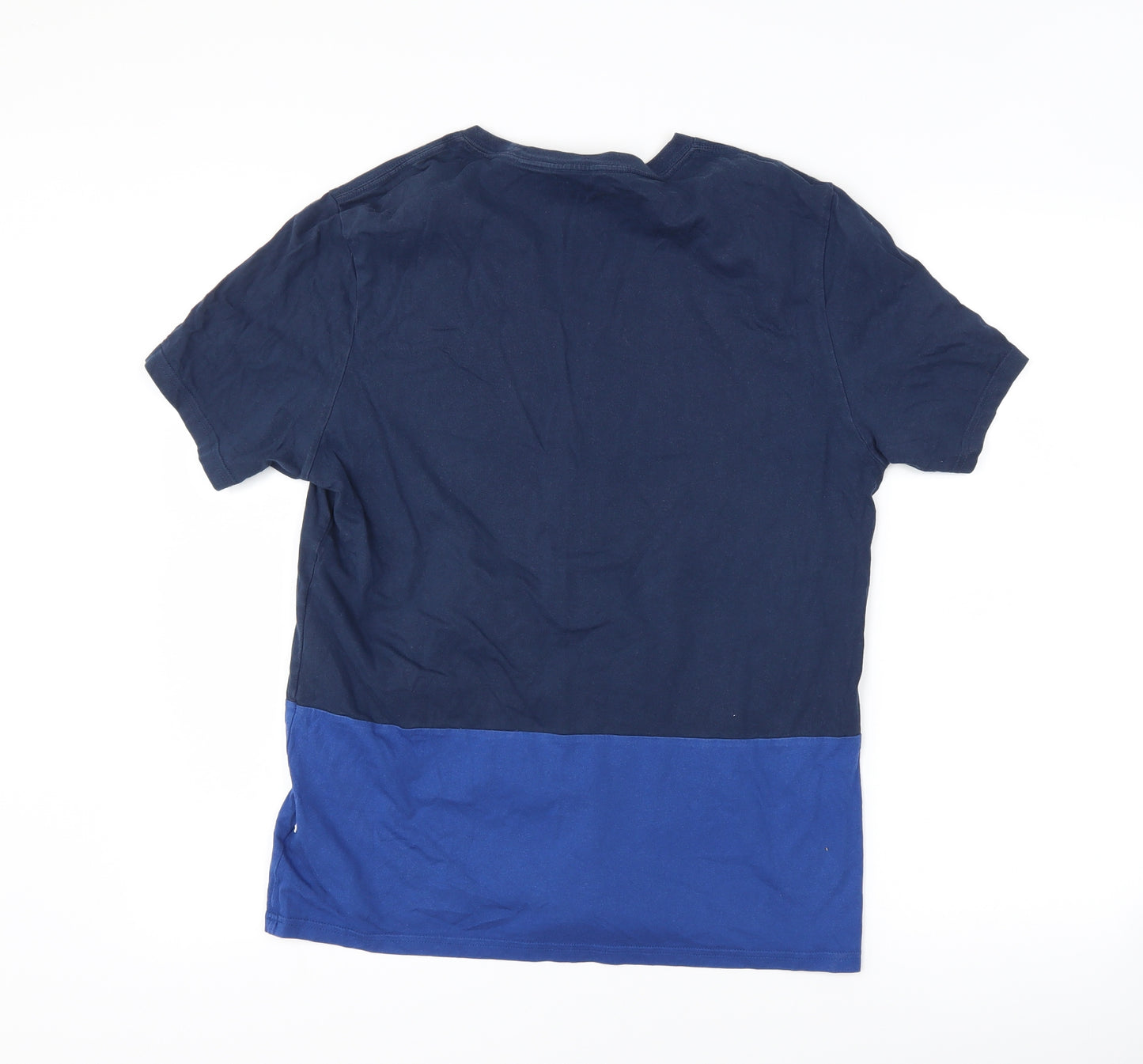 Converse Mens Blue Striped   T-Shirt Size S