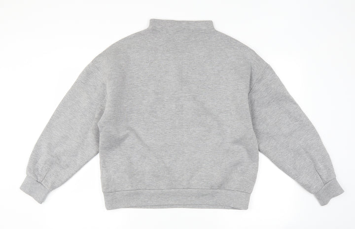 MNG Womens Grey Pullover Sweatshirt Size M