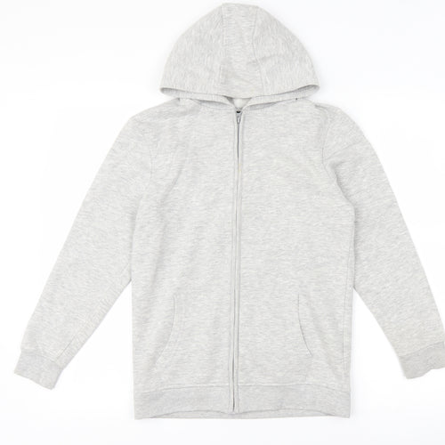George Girls Grey   Full Zip Hoodie Size 11-12 Years