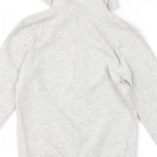 George Girls Grey   Full Zip Hoodie Size 11-12 Years