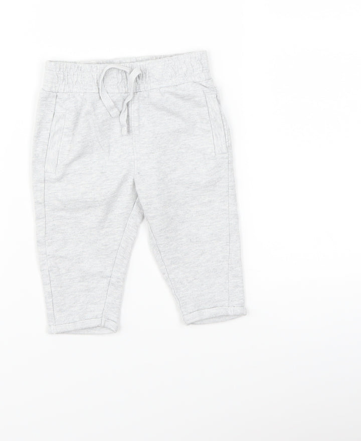 Mothercare Baby Grey Jogger Trousers Size 3-6 Months