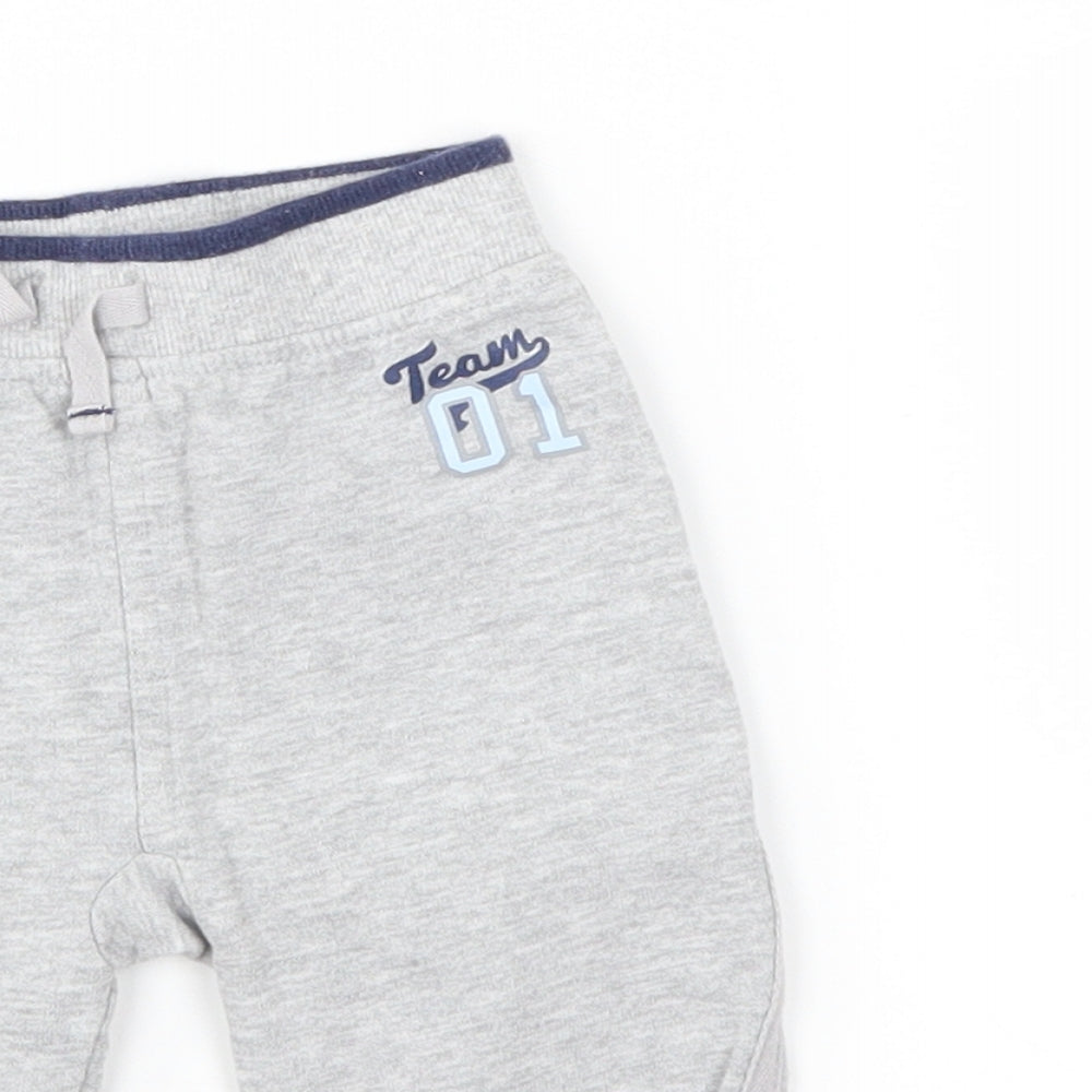 George Boys Grey   Jogger Trousers Size 6-9 Months