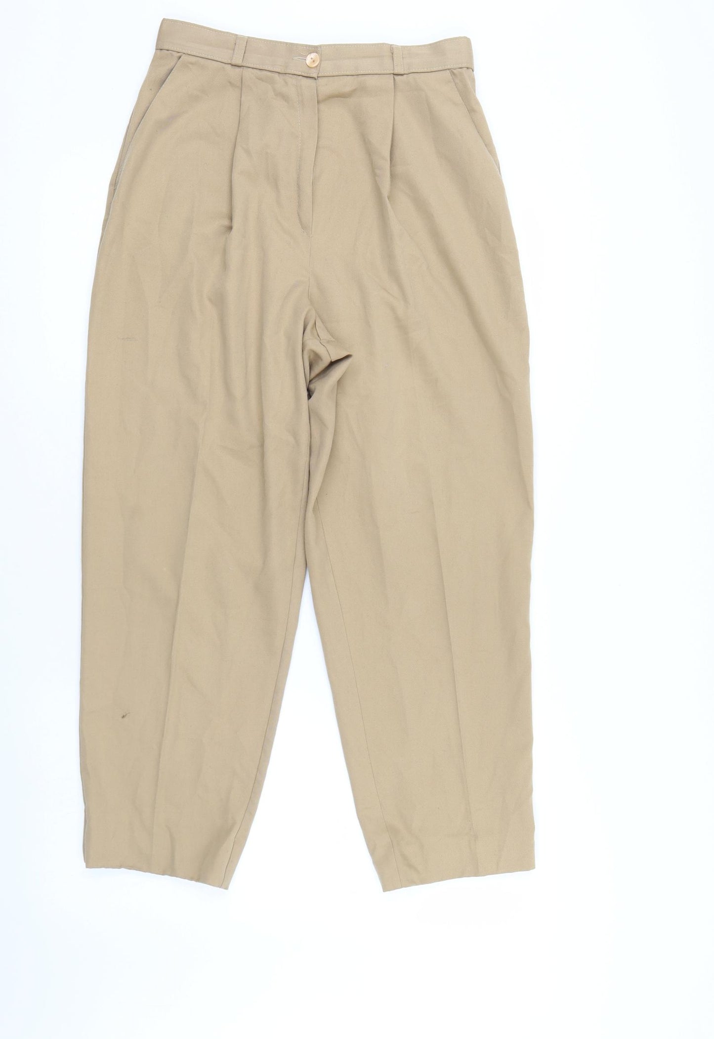 Essentials Womens Beige   Trousers  Size 14 L25 in