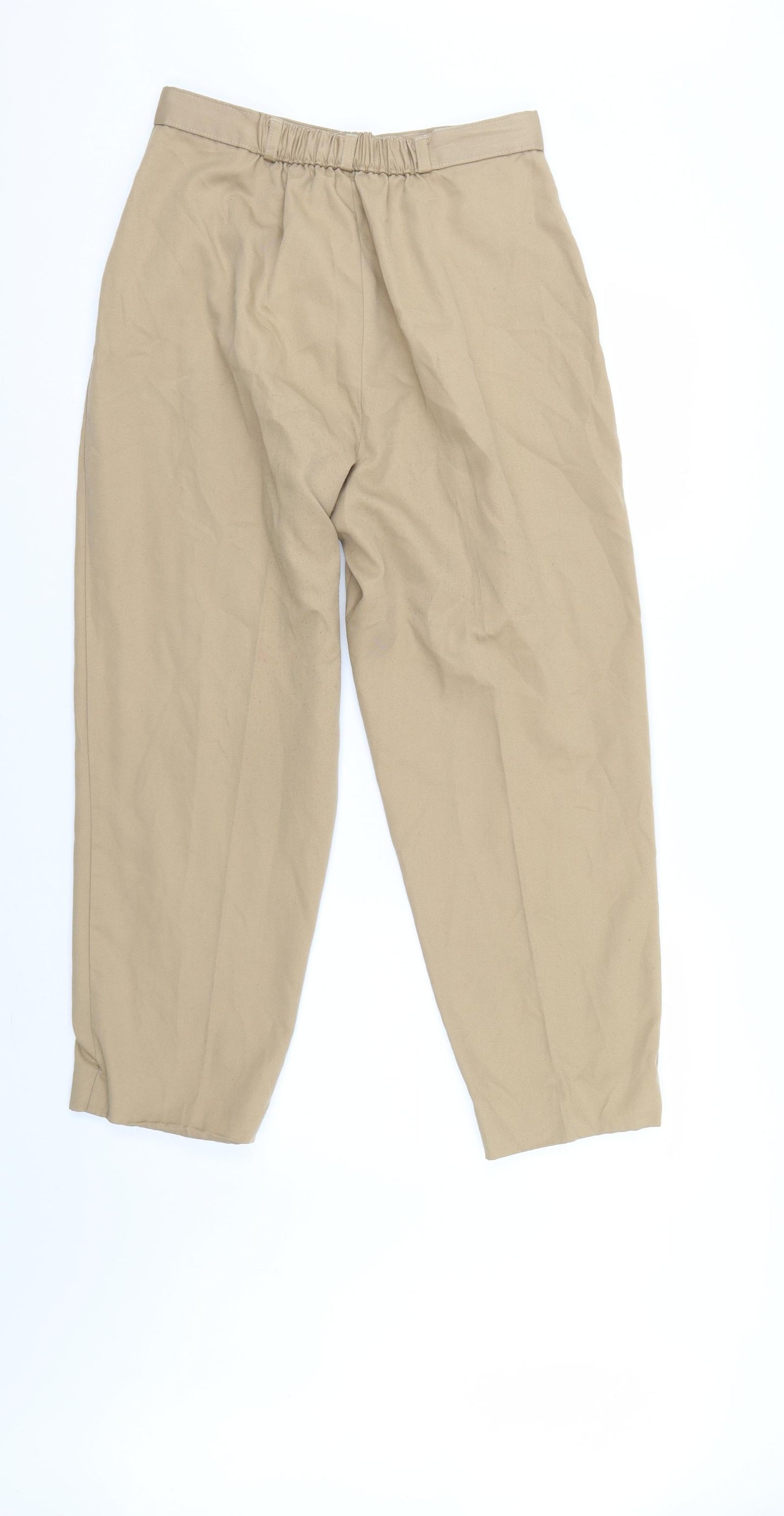 Essentials Womens Beige   Trousers  Size 14 L25 in