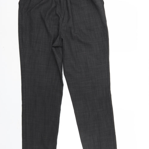 M&S Womens Grey   Trousers  Size 12 L26 in