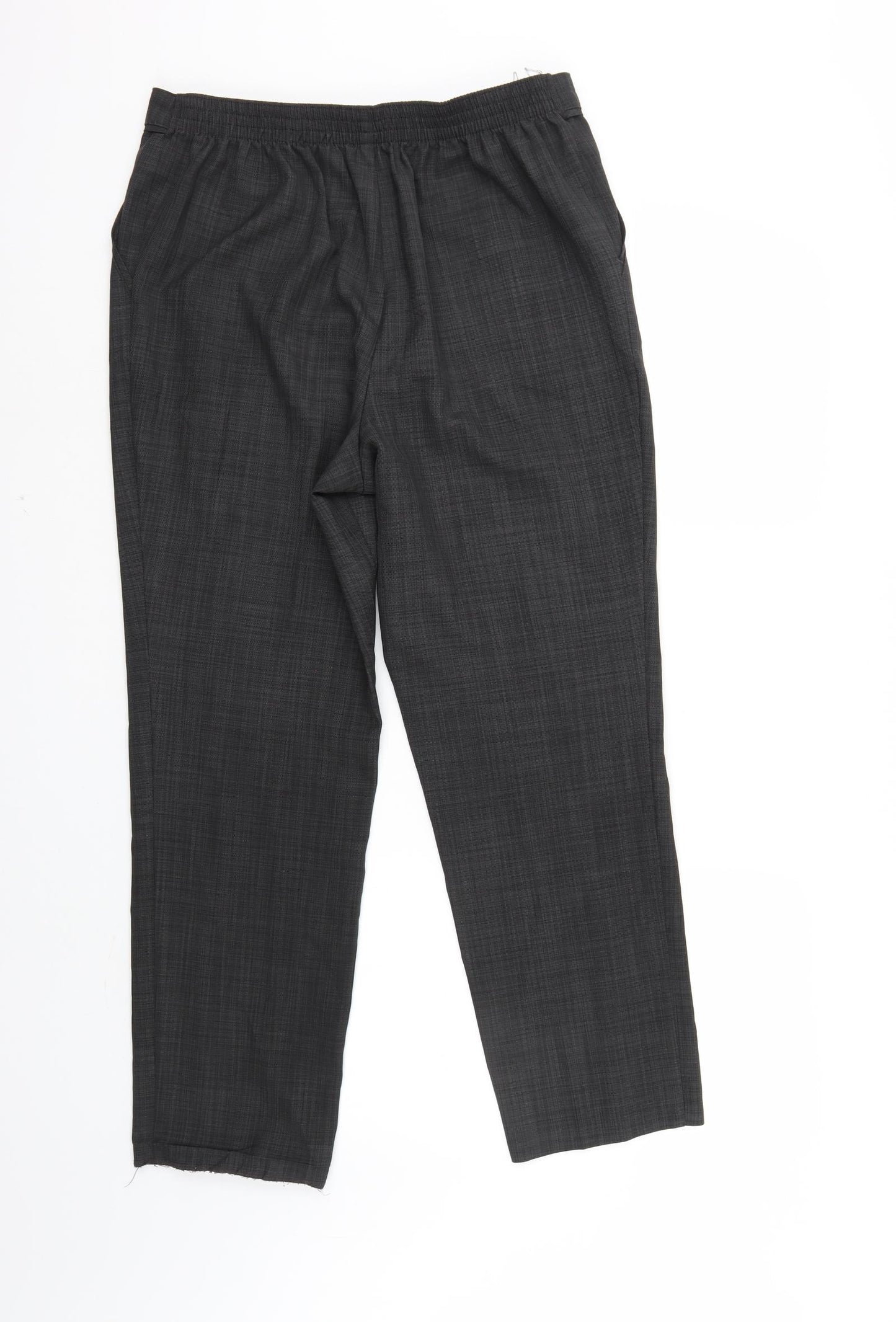 M&S Womens Grey   Trousers  Size 12 L26 in
